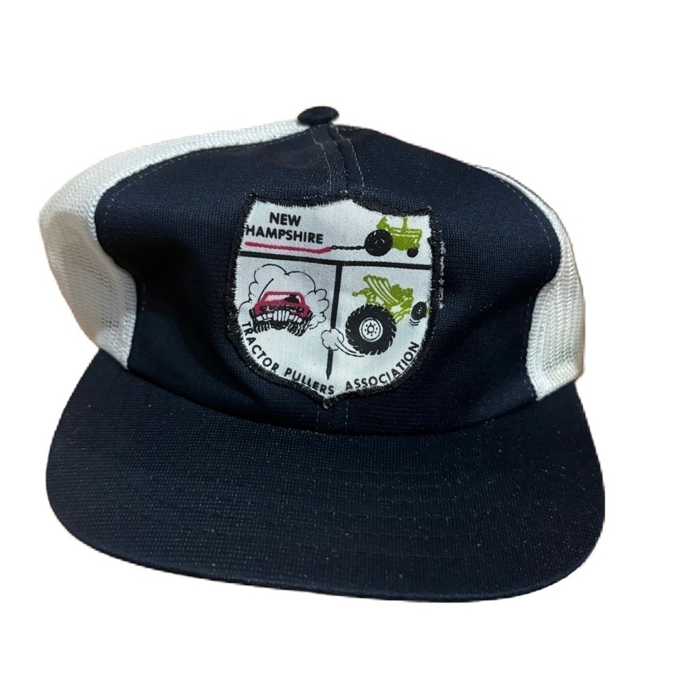 Vintage New Hampshire Tractor Pullers Association Crest Patch SnapBack Mesh
